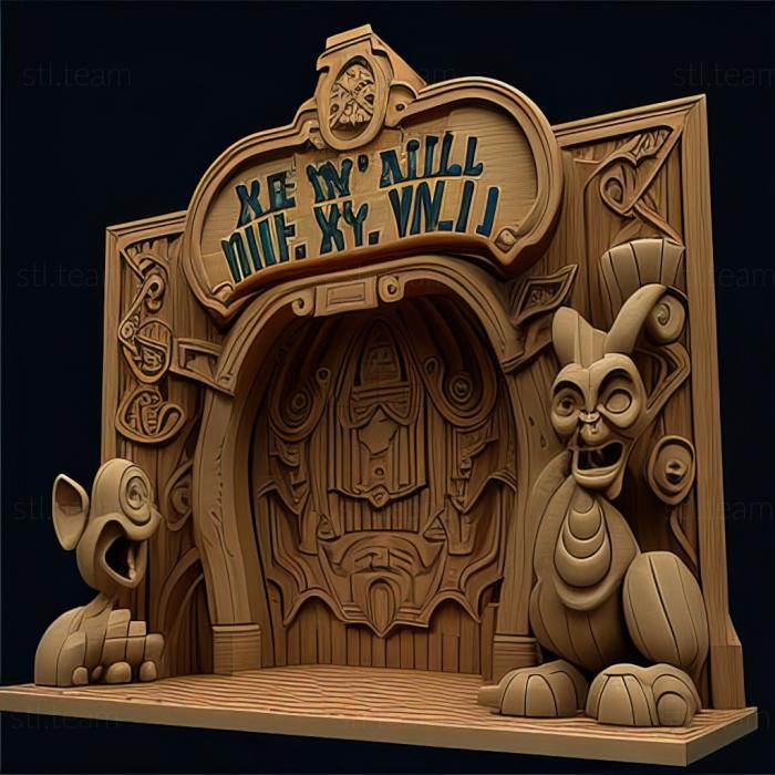 3D модель Сэм Макс Театр дьяволов Эпизод 4 Beyond the Alle (STL)